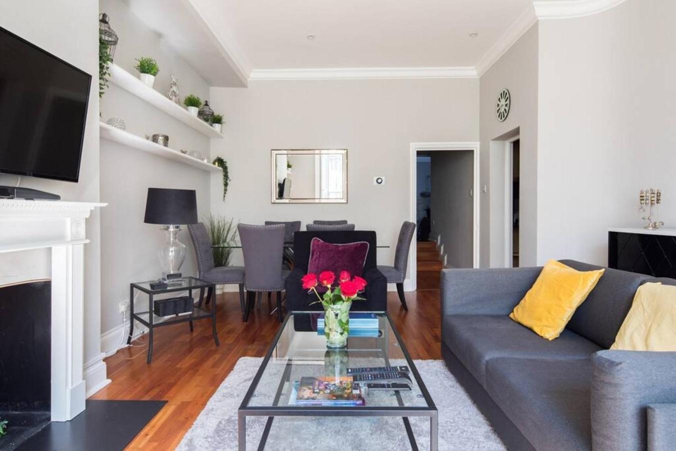 런던 Steps From Hyde Park 2Br 2Bath Sleeps 6 아파트 외부 사진