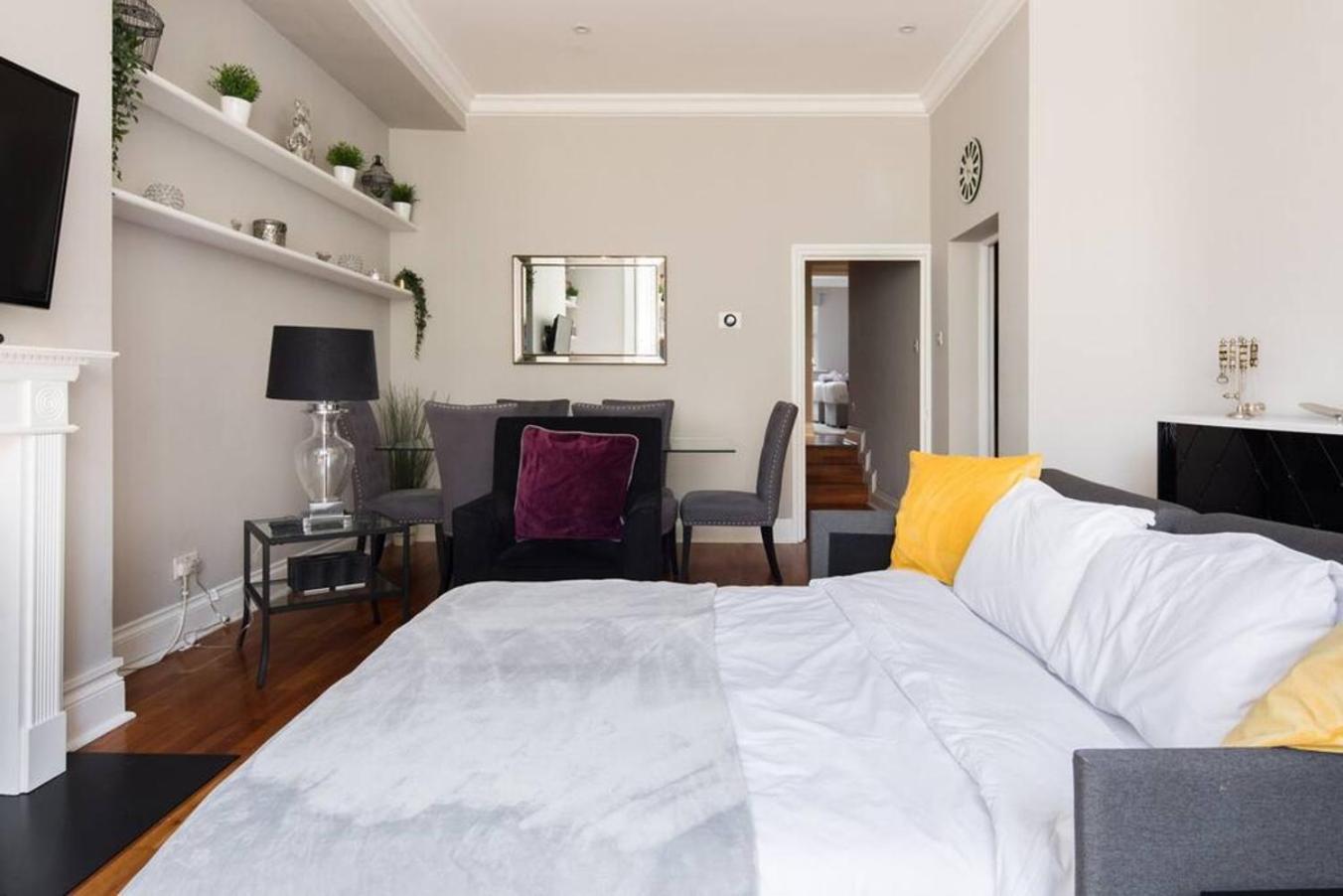 런던 Steps From Hyde Park 2Br 2Bath Sleeps 6 아파트 외부 사진